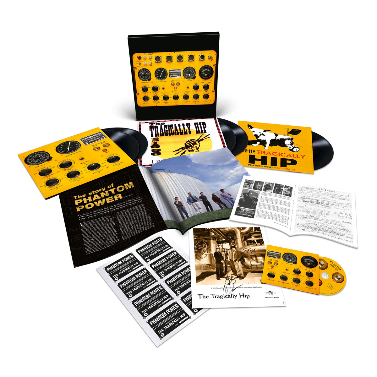 THE TRAGICALLY HIP Phantom Power 25th Anniversary Vinyl Box Set