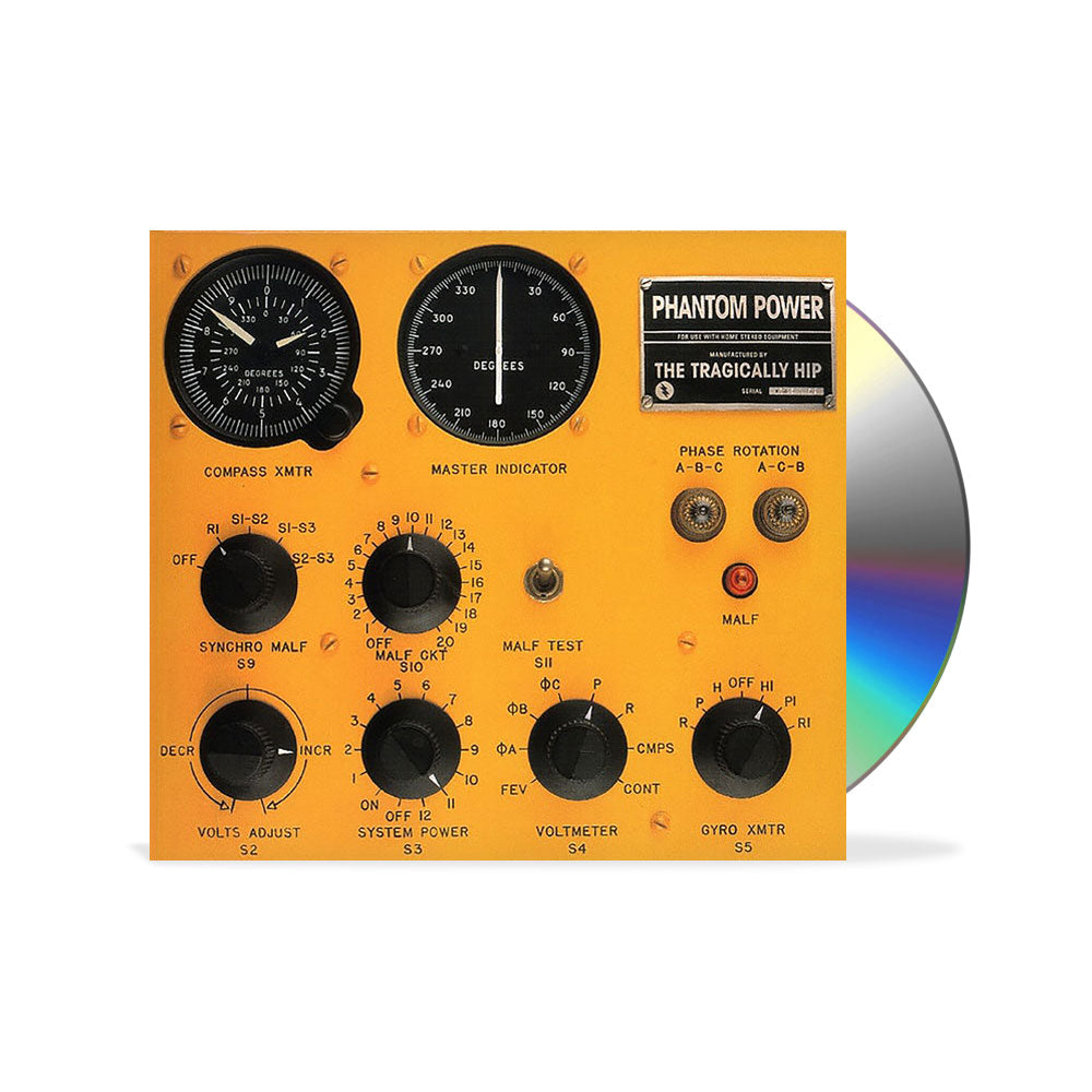 THE TRAGICALLY HIP Phantom Power CD