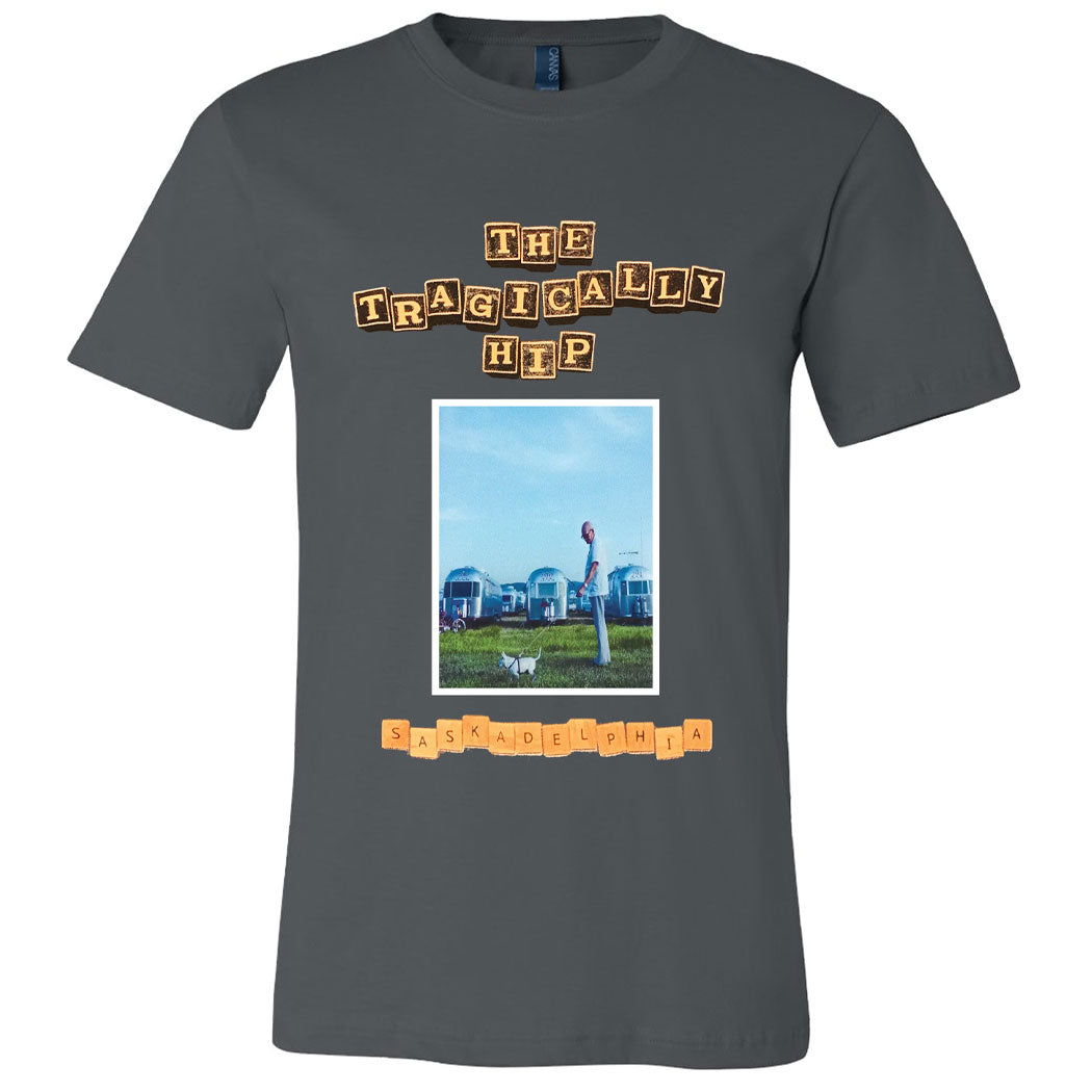 THE TRAGICALLY HIP Saskadelphia Tile Letters Ladies T-Shirt