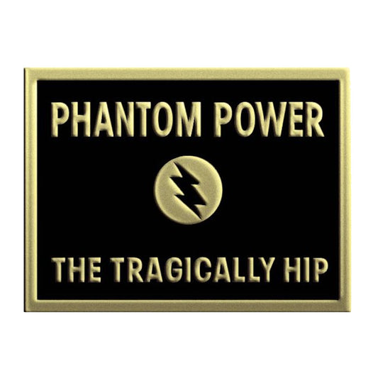 THE TRAGICALLY HIP Phantom Power 25th Anniversary Belt Buckle Antique Brass