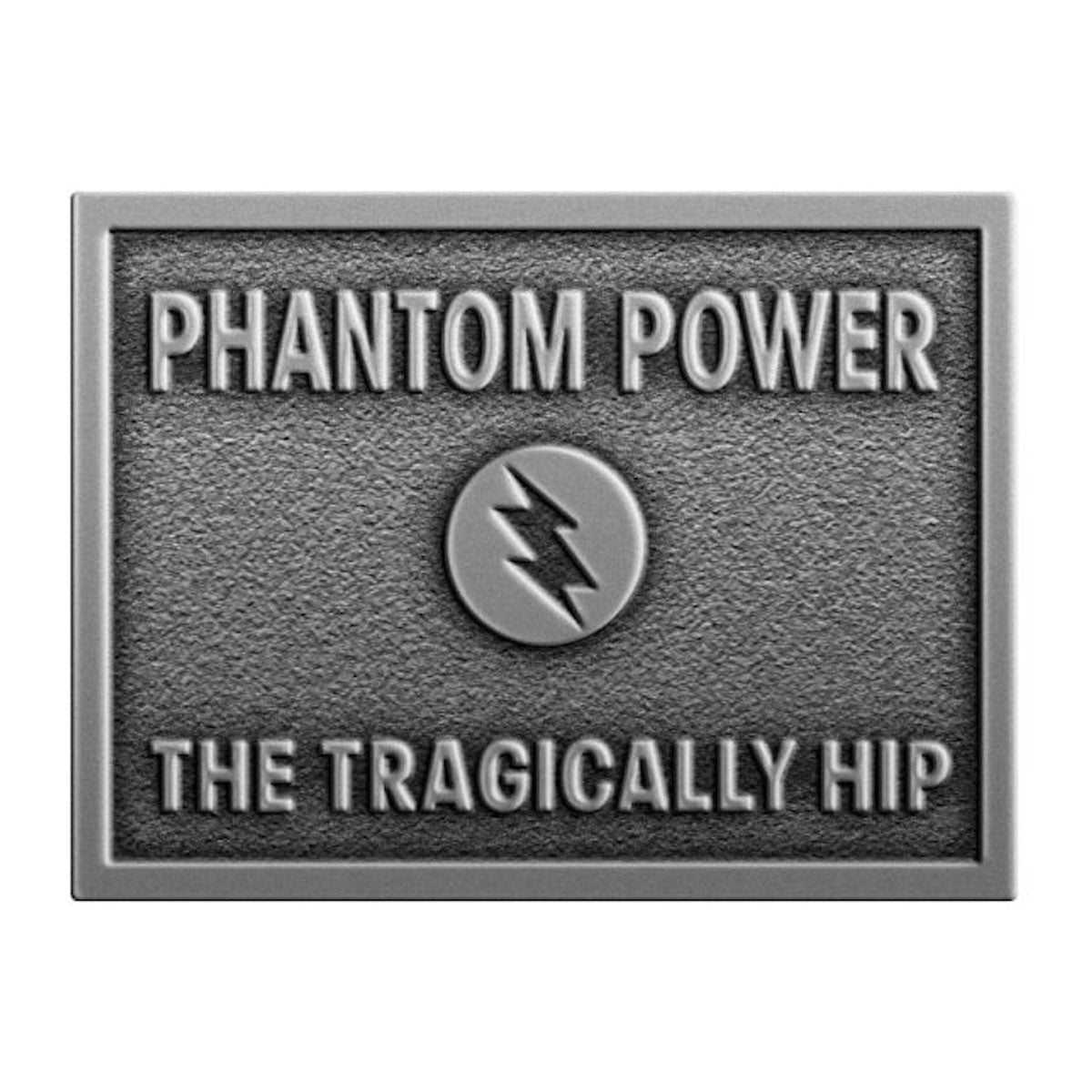 THE TRAGICALLY HIP Phantom Power 25th Anniversary Belt Buckle Pewter