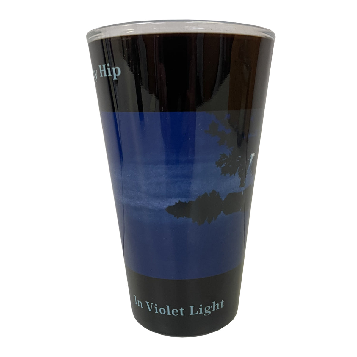 THE TRAGICALLY HIP In Violet Light Pint Glass