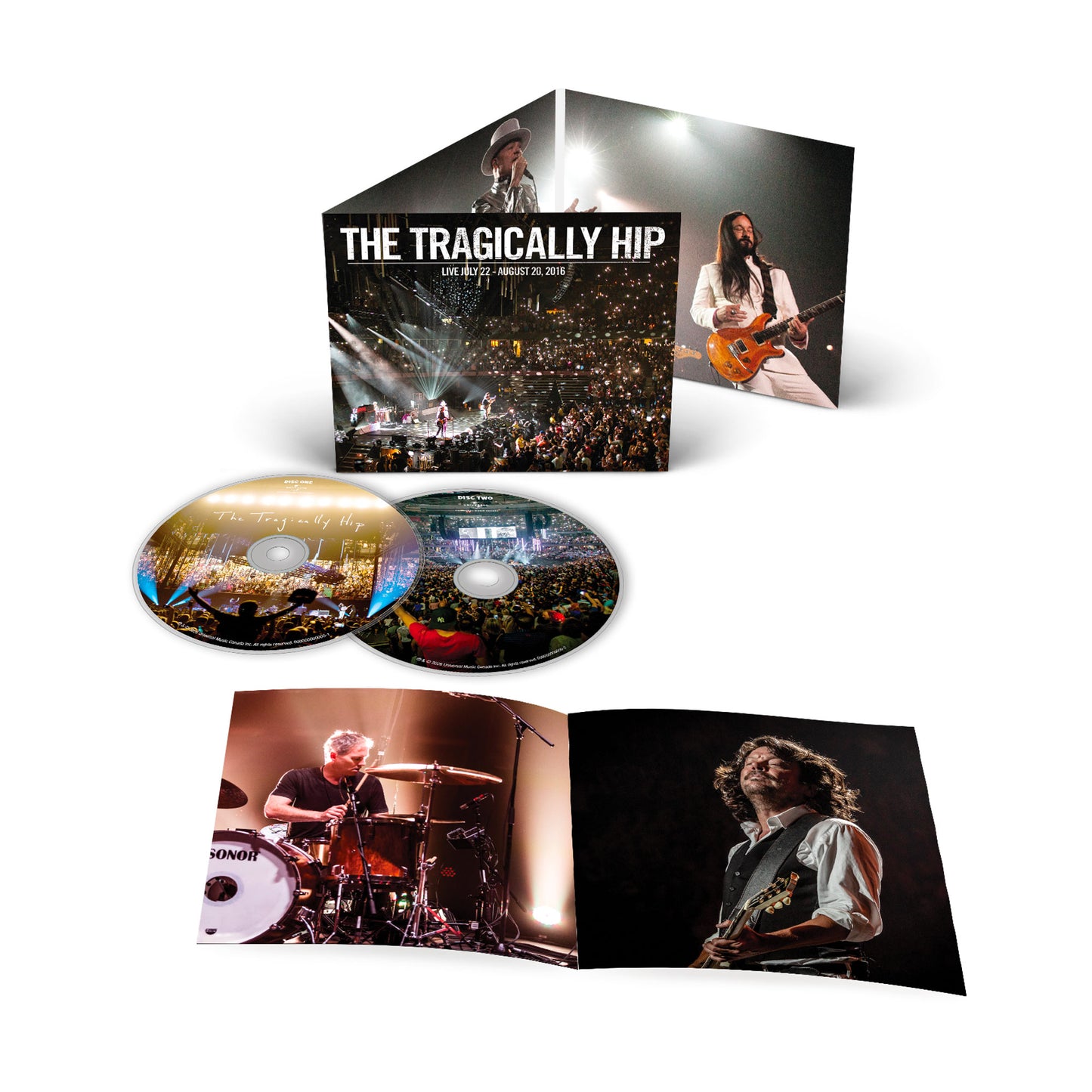 THE TRAGICALLY HIP Live July 22 – August 20, 2016 CD - 2 CD