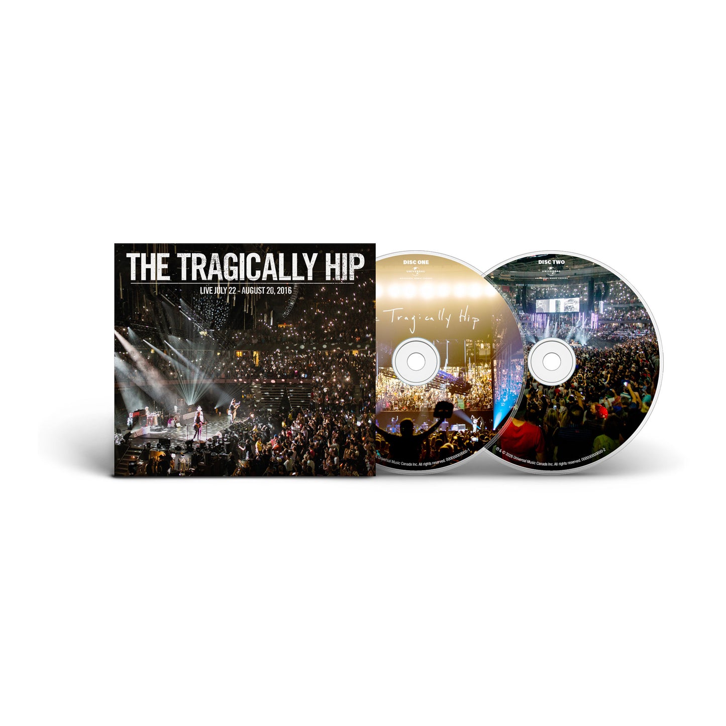 THE TRAGICALLY HIP Live July 22 – August 20, 2016 CD - 2 CD
