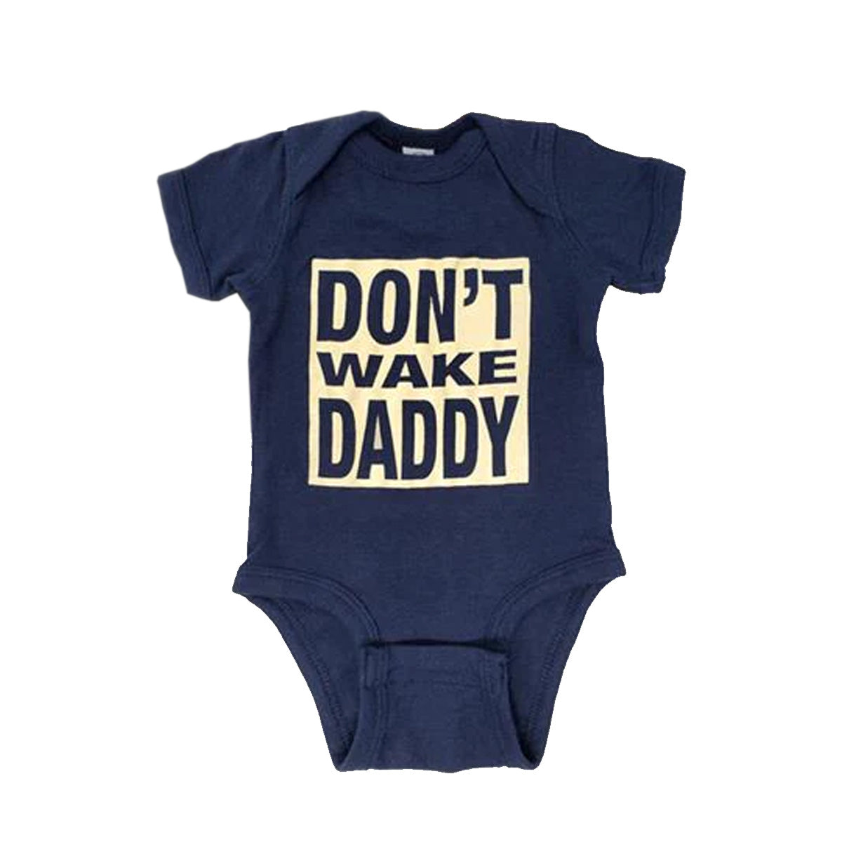 THE TRAGICALLY HIP Baby Onesie - Don't Wake Daddy (Navy)