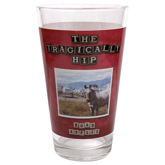 THE TRAGICALLY HIP Road Apples Pint Glass