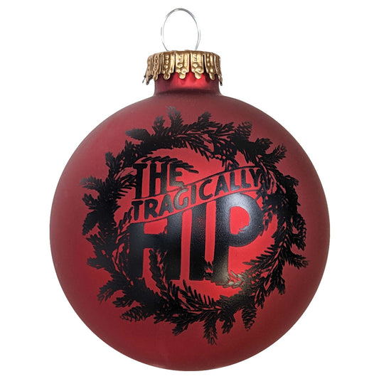 THE TRAGICALLY HIP Red Wreath Ornament
