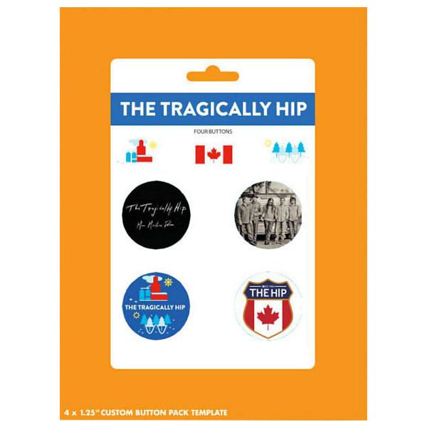 THE TRAGICALLY HIP Man Machine Poem 4 Button Pack The Tragically Hip THE TRAGICALLY HIP Man Machine Poem 4 Button Pack The Tragically Hip