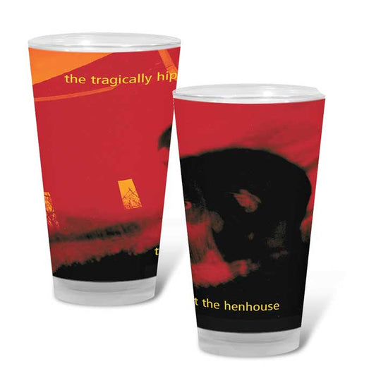 THE TRAGICALLY HIP Trouble at the Henhouse Pint Glass
