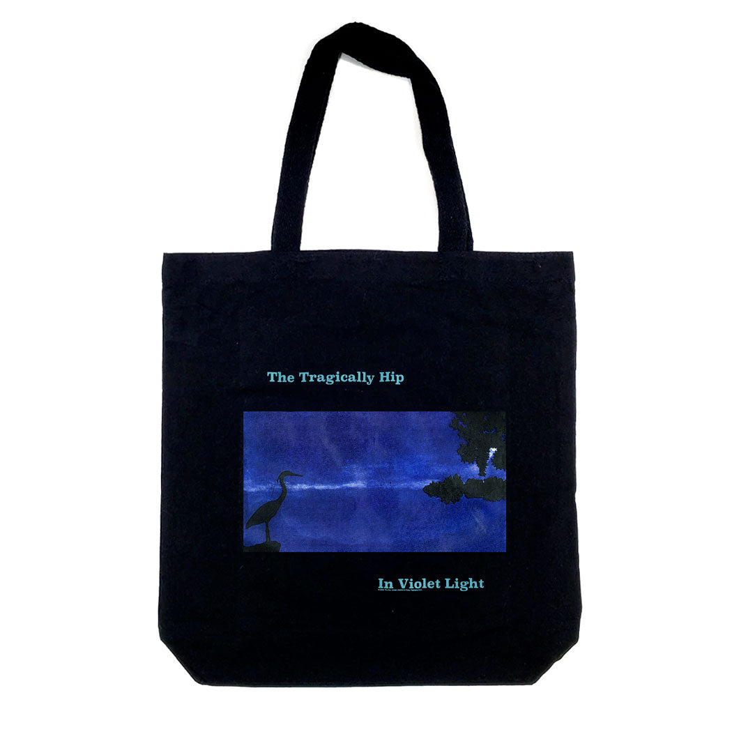 THE TRAGICALLY HIP In Violet Light Tote Bag