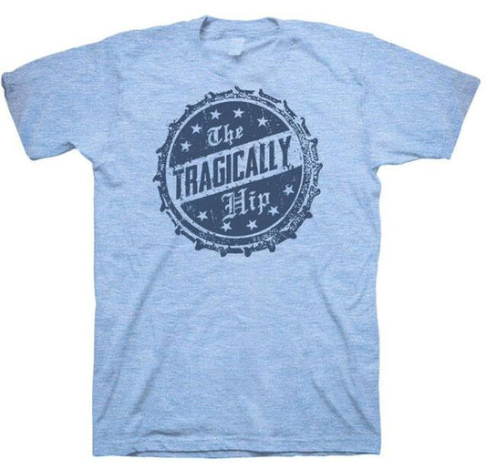 THE TRAGICALLY HIP Bottle Cap Blue T-Shirt